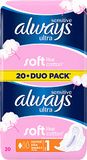 Always vložky Ultra Sensitive Normal Duo 20 ks