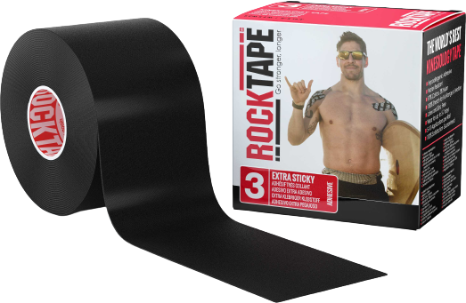 RockTape H2O kinesiologický tejp - černá 5 m