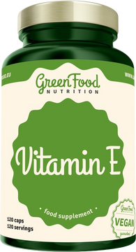 GreenFood Nutrition Vitamin E 120 kapslí