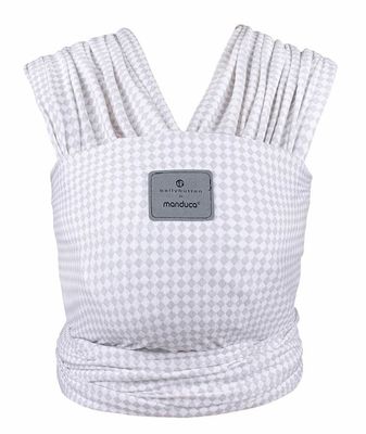 Manduca belly button by  sling SoftCheck grey