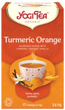 Yogi Tea Čaj Kurkuma Pomeranč BIO 17 x 2 g