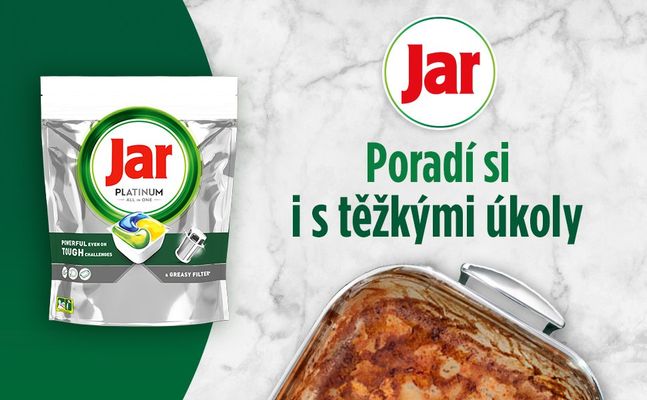 Jar Kapsle na nádobí Platinum Yellow All-in-One, Citrus 70 ks