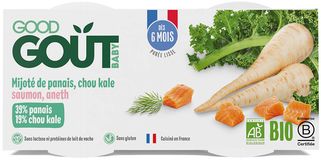 Good Goût BIO Losos s kapustou a pastinákem 2 x 190 g