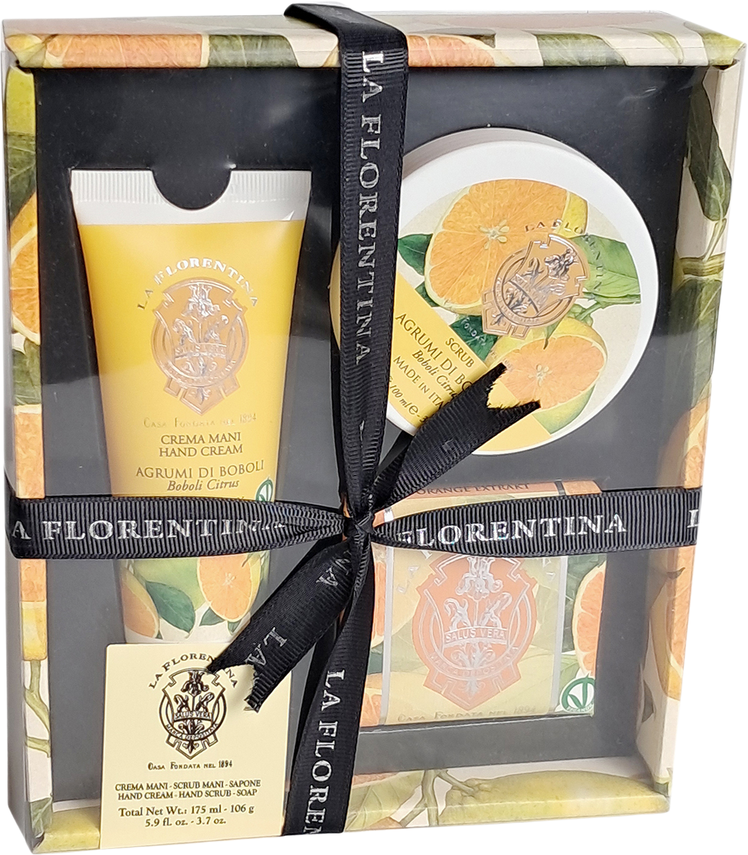 La Florentina Hand Care Gift Set – Hand Cream, Soap & Scrub