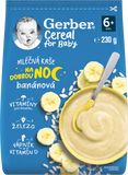 Gerber Cereal mléčná kaše banánová na dobrou noc 230 g