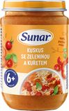 Sunar Příkrm kuskus se zeleninou a kuřetem 6m+, 190 g