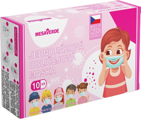 Mesaverde Jednorázová rouška dívčí 10 ks