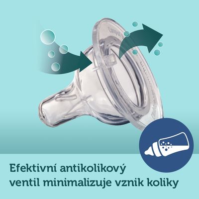 Canpol babies Lahev se širokým hrdlem ROYAL BABY modrá 120 ml