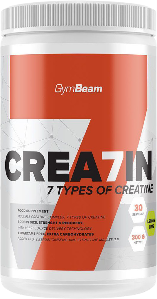 GymBeam Crea7in citrón limetka 300 g