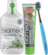 Biomed Gum Health sada péče o citlivé dásně, zubní pasta 100g, kartáček a ústní voda 500ml
