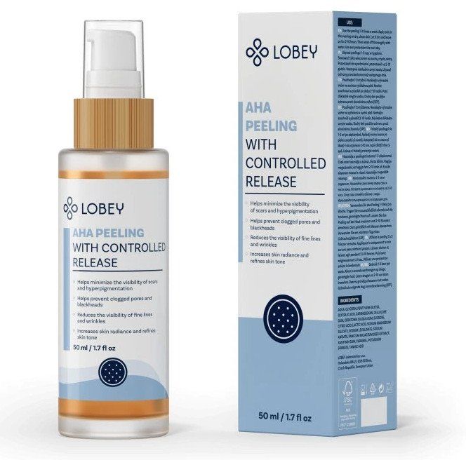 Lobey AHA Peeling s postupným uvolňováním 50 ml