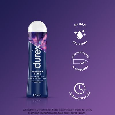 Durex Lubrikační gel Originals Silicone gel 50 ml