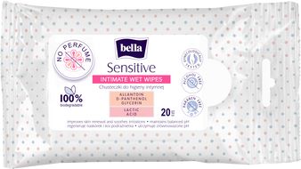 Bella Intimní vlhčené ubrousky Sensitive 20 ks