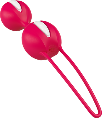 FunFactory Venušiny kuličky Smartballs teneo duo bílo-indické červené