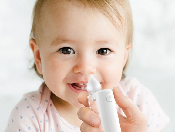 Neno Odsávačka nosních hlenů Nariz bezdrátový s Active AirFlow, UV sterilizací, LED světlem