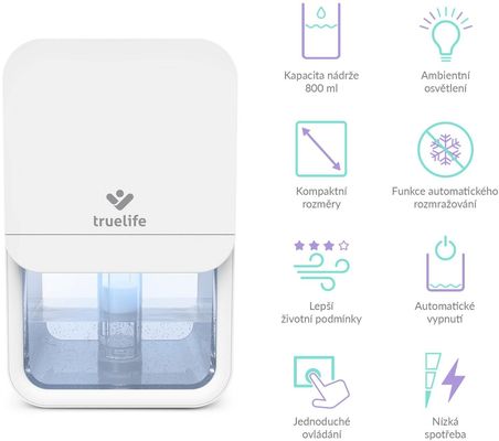 TrueLife AIR Dehumidifier DH3 White