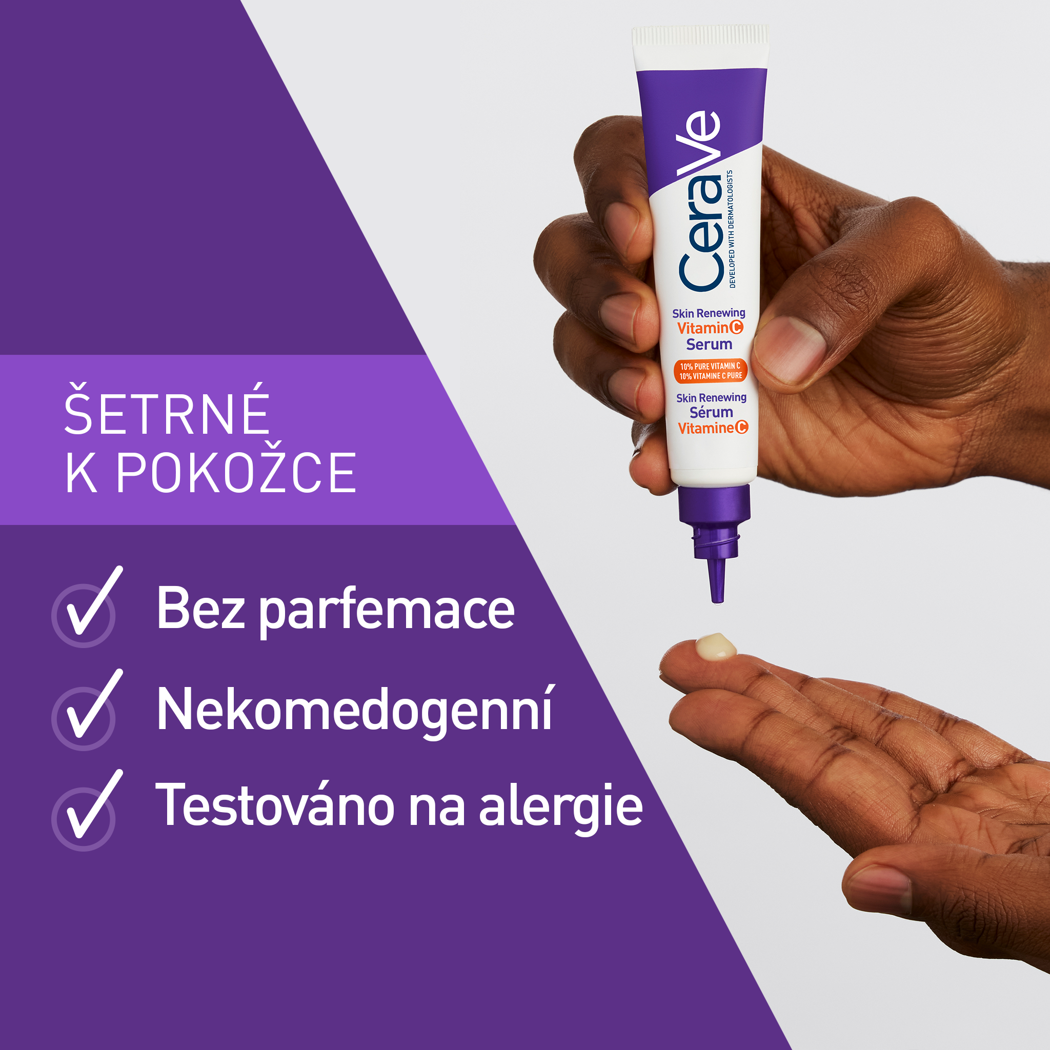 CeraVe sérum s vitaminem C pro obnovu pleti s 3 esenciálními ceramidy, kyselinou hyaluronovou a vitaminem B5 30 ml