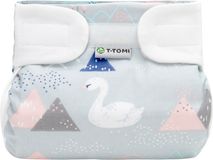 T-Tomi Ortopedické abdukční kalhotky - suchý zip, swan 5-9kg