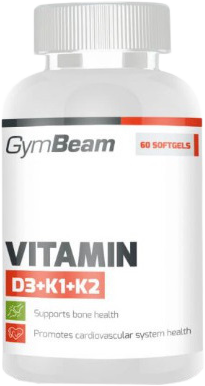 GymBeam Vitamin D3+K1+K2 60 kapslí