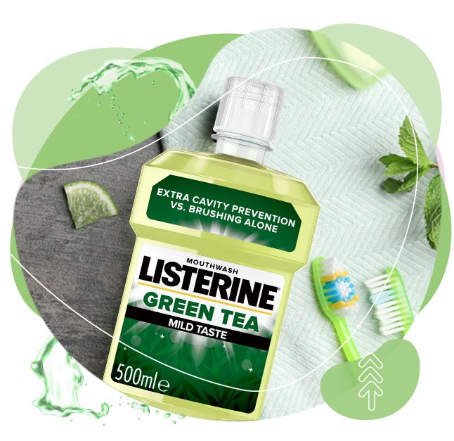 listerine, ústní voda, zuby, ústní hygiena