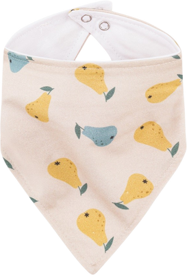 Petite&Mars Bryndák bandana Luke Beige Pears&Intense Ochre 3m+, 2 ks