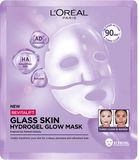 L'Oréal Paris Revitalift Filler Glass Skin hydrogelová rozjasňující maska 25 kg