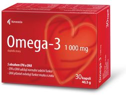 Noventis Omega- 3  1000mg pro zdravé srdce a cévy 30 kapslí