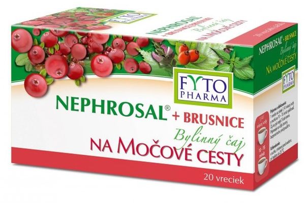 Fytopharma Nephrosal+brusinky bylinný čaj na močové cesty sáčky 20 x 1.5 g