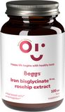 Beggs Iron bisglycinate 20mg, rosehip extract 100 kapslí
