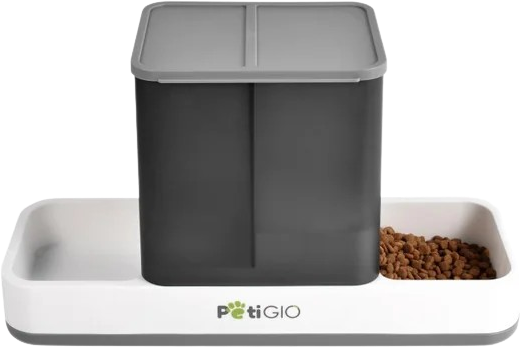 PetiGIO Peti-to-Eat dávkovač vody a krmiva pro domácí mazlíčky 2v1