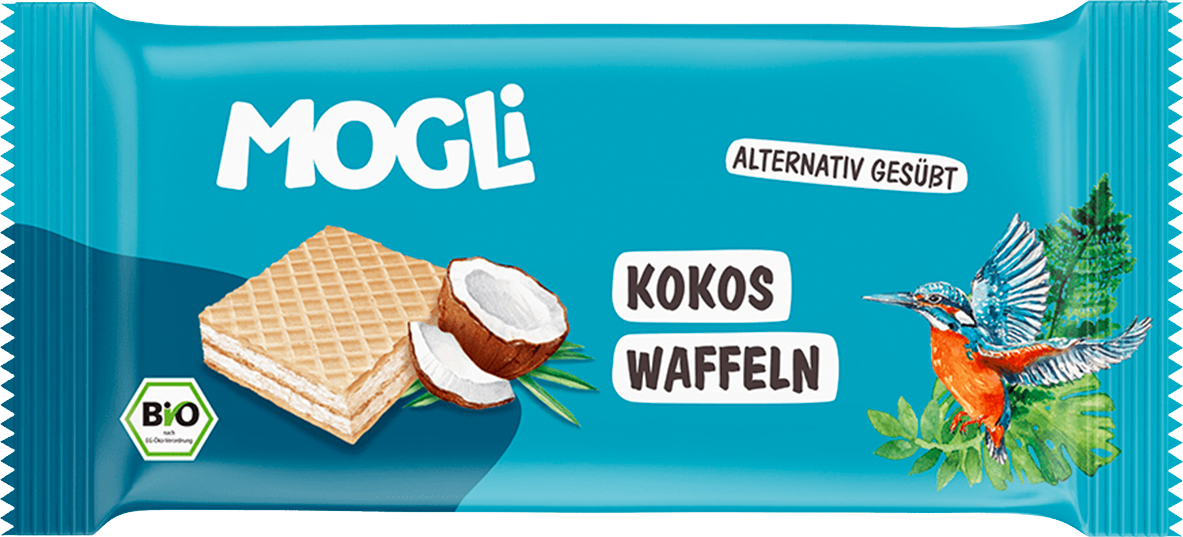 MOGLi Bio kokosové oplatky 15 g