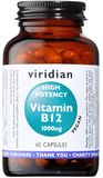 Viridian High Potency Vitamin B12 1000ug 60 kapslí