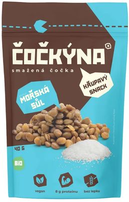 Čočkýna Čočka smažená - mořská sůl BIO 40 g