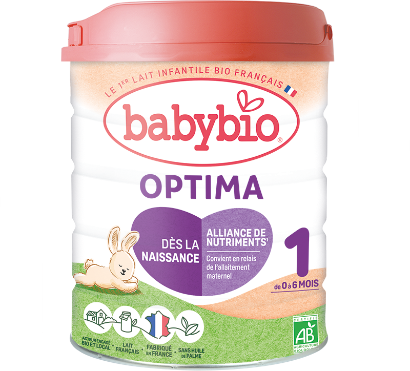 Babybio Optima 1 počáteční kojenecké bio mléko s probiotiky a prebiotiky 800 g