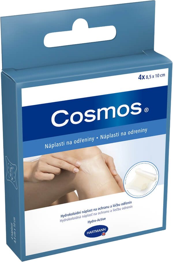 Hartmann COSMOS Rychloobvaz na odřeniny (Hydro-Active) 4 ks