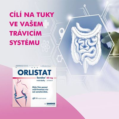Orlistat SANDOZ® 60 mg, 84 tobolek