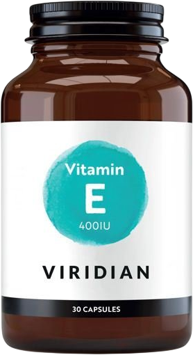 Viridian Vitamin E 330 mg 400 iu 30 kapslí