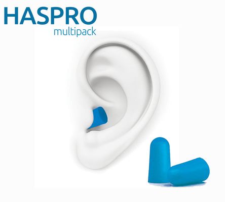 Haspro Multi10 Špunty do uší, modré 20 ks