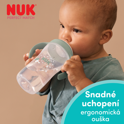 Nuk Láhev na učení Perfect Match DISNEY Mickey GREY 150 ml