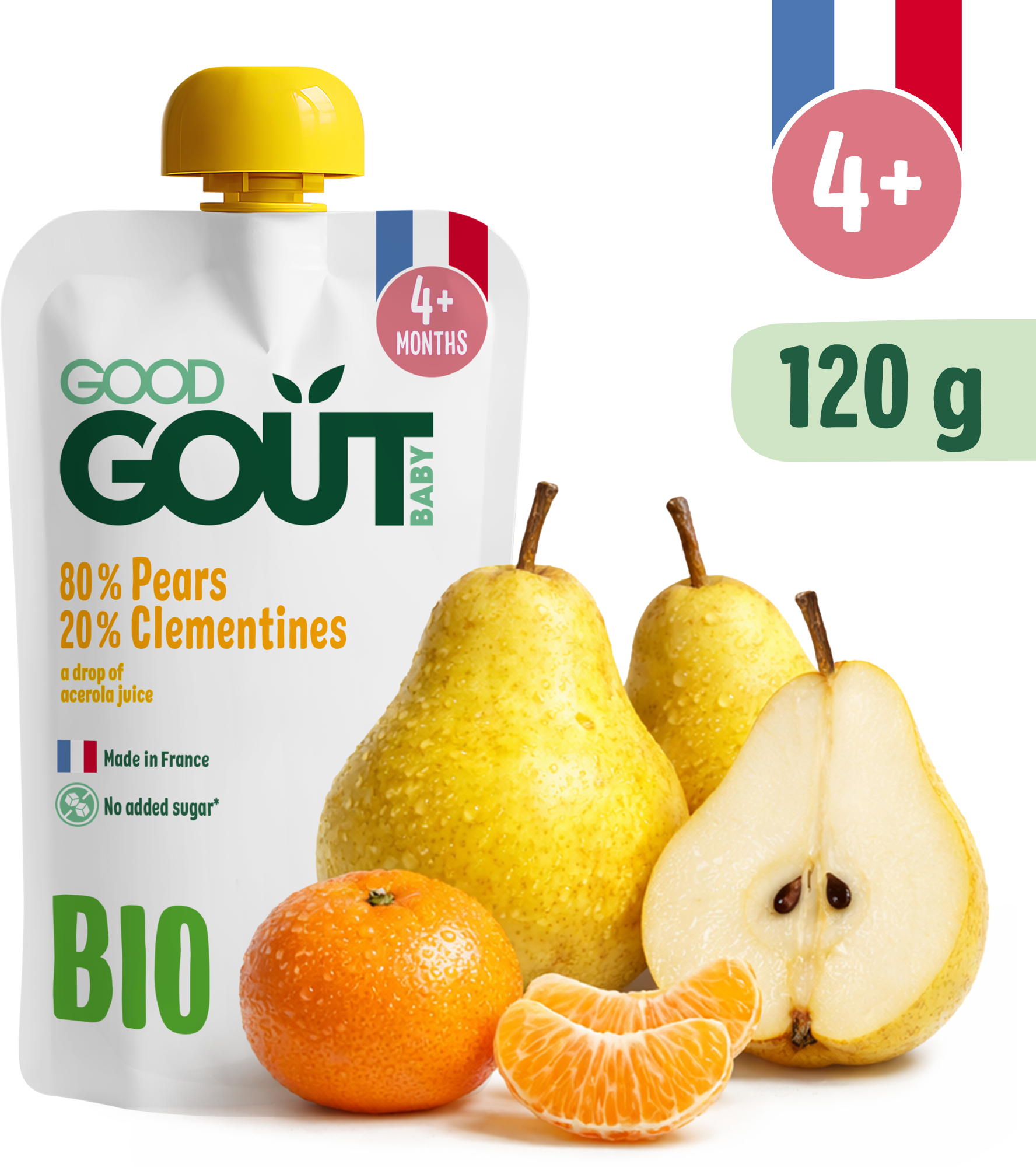 Good Goût BIO Hruška s klementinkou 120 g