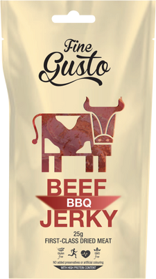 Fine Gusto Hovězí Jerky BBQ 25 g