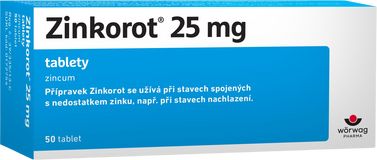 Wörwag Zinkorot 25 mg 50 tablet