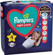 Pampers Night Pants Kalhotkové plenky vel. 4, 9-15 kg, 25 ks