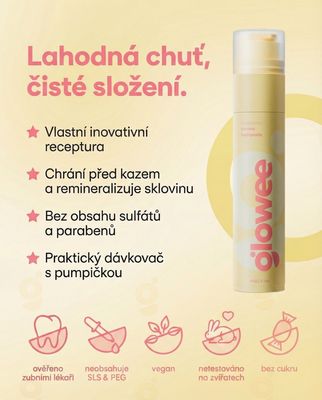 Glowee Zubní pasta Banán 60 g