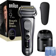 Braun Series 9 PRO+ 9667cc, Elektrický holicí strojek, Stříbrná