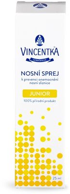 Vincentka Nosní sprej Junior hypotonický 25 ml
