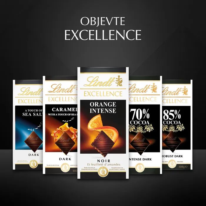 Lindt Čokoláda EXCELLENCE Extra hořká 78%, 100 g
