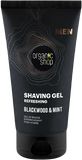Organic Shop Osvěžující gel na holení Blackwood a máta 150 ml