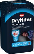 Huggies Plenkové kalhotky Dry Nites pro chlapce s váhou 17–30 kg 10 ks