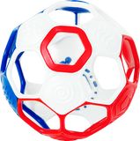 Oball Hračka RATTLE GOALS™ 10 cm Red, White & Blue 0m+